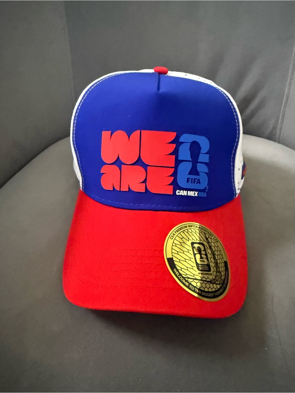 We Are FIFA Trucker Hat - Blue & Red